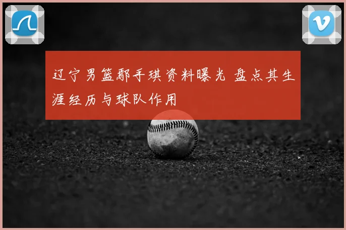 辽宁男篮鄢手琪资料曝光 盘点其生涯经历与球队作用